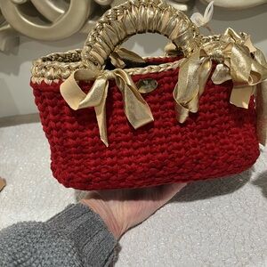 Red and Gold Mini Bag